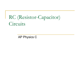 RC Circuits PPT