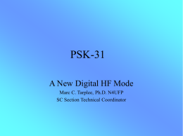 Introduction to PSK-31