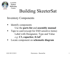 Building SkeeterSat
