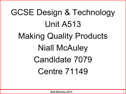 Niall McAuley A513 - StMalachysTechnology