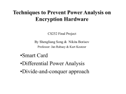 CONTEXT - hardware that must keep data (usu. encryption keys