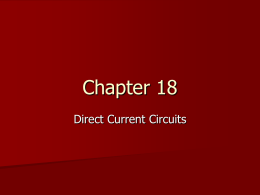 DC Circuits Notes - Mayfield City Schools