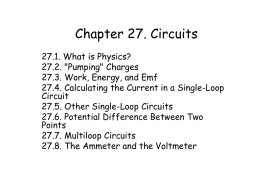 Chapter 27. Circuits