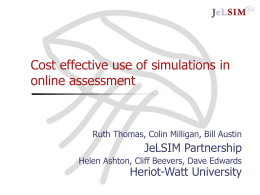 Cost Effective use of Simulations in Online