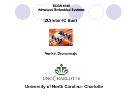University of North Carolina- Charlotte ECGR