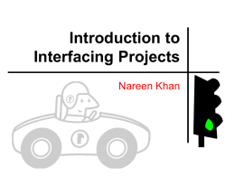 Introduction to Interfacing Projects