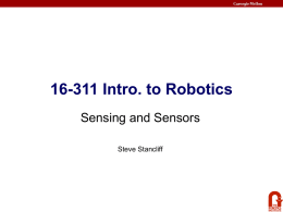 16-311 Intro to Robotics