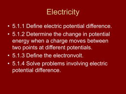 Electricity - Schoolwires