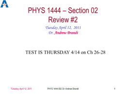 phys1444-review2
