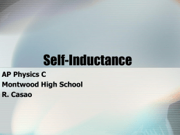 Self-Inductance