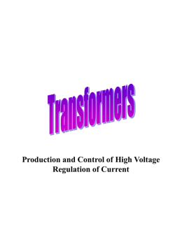 Current in a transformer