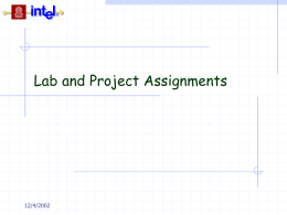 Class2_21_lab and project assignment