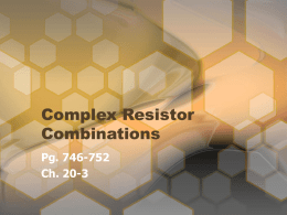 Complex Resistor Combinations