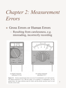 720301 Electrical Instruments and Measurements