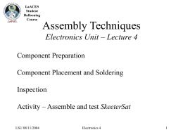 Assembly Techniques