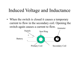 Induced Voltage and Inductance