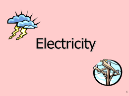 Electricity - thorntonso