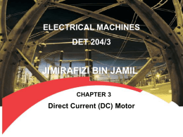 Electrical Machine & Applications 1