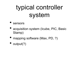 PowerPoint Presentation - typical controller system