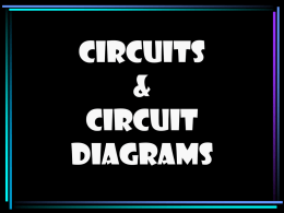 Circuits and Circuit Diagrams