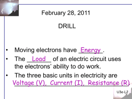 U3e L2 Electrical Technology 2