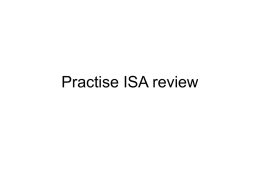 Practise_ISA_review