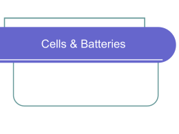 Cells & Batteries