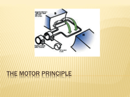 the motor principle