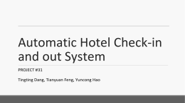 Automatic Hotel Check