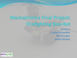 Mechatronic Final Project: Firefighting Boe-Bot