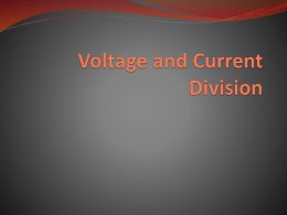 Voltage Dividers