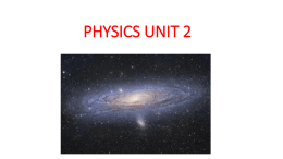 Physics Unit 2 Revision Notes