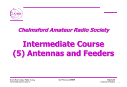Antennas and Feeders