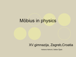 Möbiusova traka u fizici