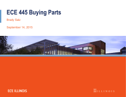 ECE 445 Buying Parts