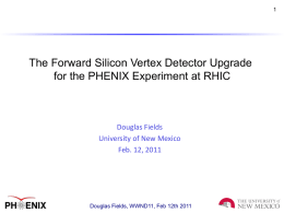 The Forward Silicon Vertex Detector Upgrade for the PHENIX