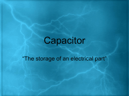 Capacitor - unl mrsec