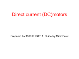 a) How DC motor works