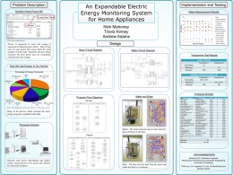 Oral and Poster Presentation "An Expandable Electric Energy