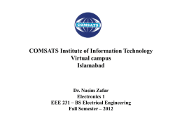 8x - COMSATS Institute of Information Technology, Virtual Campus