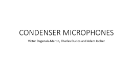 CONDENSER-MICROPHONESx