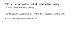 iTOP_carrier_amplifier_studies_at_IUx