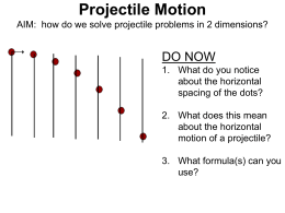 projectile powerpoint
