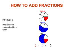 5 - Visual Fractions