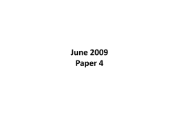 June 2009 Paper 4