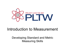 Standard and Metric Measurement PowerPoint
