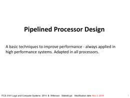 Pipeline design - Personal Web Pages