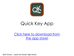 Quick Key App Tutorial (1)