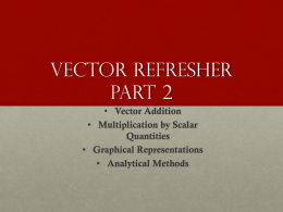 Vector Review Part II