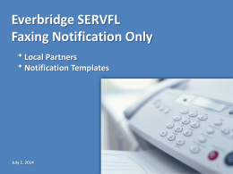 SERVFL Faxing Local Partners